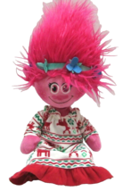 Trolls Poppy Poppies Dreamworks 18&quot; Plush Doll 2016 w/ Bonus Doll Nightgown - £13.42 GBP