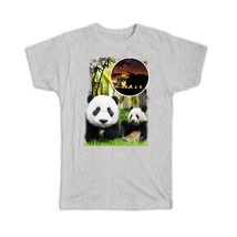 Giant Panda  : Gift T-Shirt Wild Animals Wildlife Fauna Safari Endangered Specie - £14.42 GBP