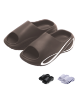 Brown Soft Sandals EVA Pillow Slippers for Women Men Non Slip Slates Out... - £14.57 GBP