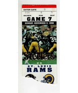 Nov 3 1996 Rams @ Pittsburgh Steelers Ticket Jerome Bettis Revenge Game ... - £31.13 GBP