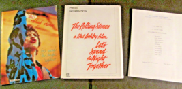 ROLLING STONES: (LETS SPEND THE NIGHT TOGETTER) ORIG,1982 PRESSKIT &amp; PRO... - $7,321.08 MXN
