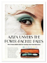 Prince Matchabelli Aziza 3-Tone Eye Makeup Vintage 1968 Full-Page Magazi... - $9.70