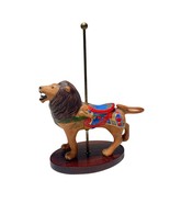 1988 Franklin Mint Treasury of Carousel Art Lion Porcelain Figurine VTG ... - $184.53 MXN