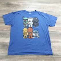 Star Wars Mens 2XL T Shirt Short Sleeves Kids Children Young Luke C3PO V... - $14.74