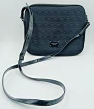 Michael Kors Black Embossed Soft Neoprene I-Pad Tablet Crossbody Bag Case 9x10 - £14.35 GBP