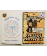 2 PJ Selection Books Lot My Jewish Year &amp; Adventures of Rabbi Harvey Hol... - £5.30 GBP