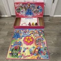 VINTAGE 1996 Mattel Barbie Sparkle Kingdom Board Game PRINTED IN USA - $17.59
