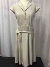 Calvin Klein Women&#39;s Dress Mid Calf Length Khaki Size 8P New! $118 - $39.60