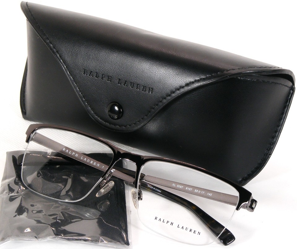 RALPH LAUREN RL 5097 9157 Dark Gunmetal EYEGLASSES GLASSES RL5097 55-17-140 - $73.26