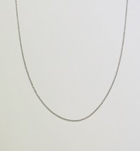 Tiffany &amp; Co. Paloma Picasso White Gold Chain 1 Mm_16&quot; Necklace - £173.05 GBP