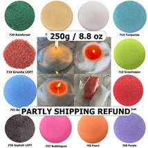700 Candela Sand. 29 Colors. Candle Sand Wax. Snow Wax. No bleeding. For Candles - £3.83 GBP