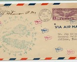 Monroe 1931 First Flight Air Mail Cover AM 33 New Orleans Louisiana Memp... - £9.39 GBP