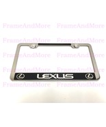 1 LEXUS Carbon Fiber Style Stainless Steel Chrome Metal License Plate Frame - €11,33 EUR