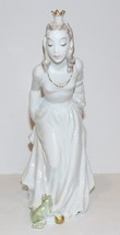 Vintage Rosenthal Germany L.F. Gronau Porcelain Princess &amp; Frog King 8&quot; Figurine - £133.63 GBP