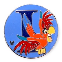 Aladdin Disney Pin: Iago "I" Monogram, Alphabet Letter - £10.15 GBP