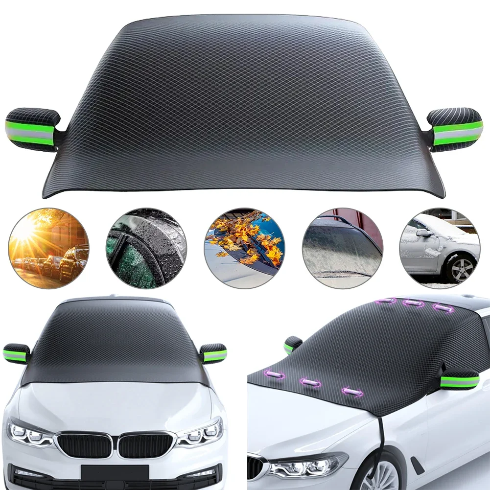 Car Front Windshield Cover Sunshade Car Cover Anti-Frost Sunshield Anti ... - £12.67 GBP+