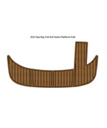 2012 Sea Ray 210 SLX Swim Platform Pad Boat EVA Foam Faux Teak Deck Floo... - $442.57 CAD