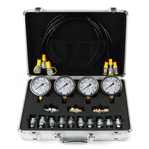 Hydraulic Pressure Test Kit 100/250/400/600Bar, 4 Gauges 13 Couplings 3 ... - $193.63