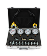 Hydraulic Pressure Test Kit 100/250/400/600Bar, 4 Gauges 13 Couplings 3 ... - $3,557.23 MXN