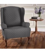Newport Slipcover Wing Chair Grey - $71.44 CAD