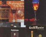 5 Liqueur Booklets Tia Maria Grand Marnier Trenais Amaretto Cointreau  - £18.60 GBP
