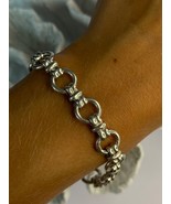 VINTAGE BOMA 925 STERLING SILVER BRACELET LENGTH 7.5 - €136,45 EUR