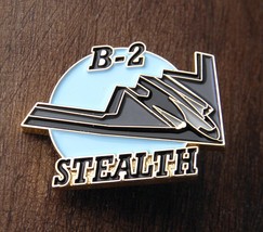 B-2 Stealth Bomber Aircraft Northrop Grumman Lapel Pin Badge 1.5 Inches - £4.53 GBP