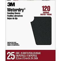 3M 88580NA Pro-Pak Wetordry Sanding, 9 in. x 11 in, 120C Grit, 25 sheets - $35.79+