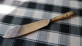 Vintage WEB Sterling Silver Handle Fish Knife 9.75&quot; - £30.25 GBP