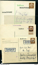 Germany Occ Poland WWII 3 Cards Overprinted w German name of the city (17) 12337 - £7.91 GBP