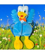 Retro 16” NBC Experience Peacock Mascot Plush Backpack Rockefeller Plaza - $68.39 CAD