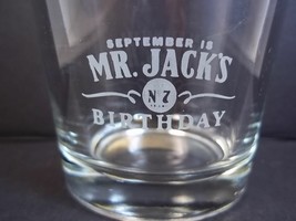 Jack Daniel&#39;s Pint glass September is Mr Jack&#39;s Birthday - £7.30 GBP