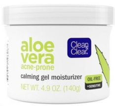 Clean & Clear Aloe Vera Acne Prone Calming Gel Moisturizer, 4.9 fl. oz - $12.79