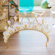 Charming Princess Wedding Bridal Hair Crown Handmad  Hair Jewelry Fascinator Hea - £22.06 GBP