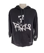 Ariana Grande 7 Rings Tour 2019 Hoodie Size S Oversized Black H&amp;M Divided - $29.65