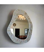 Wall Mirror with  Mother of Pearl Inlay Frame in a  shape - $11,508.09 MXN