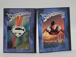 Superman: The Movie + Superman Ii 2 Dvd Lot Warner Bros - £7.58 GBP