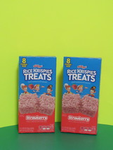 Valentine Lot of 2   Kellogg&#39;s Rice Krispies Treats Strawberry Marshmall... - £12.53 GBP