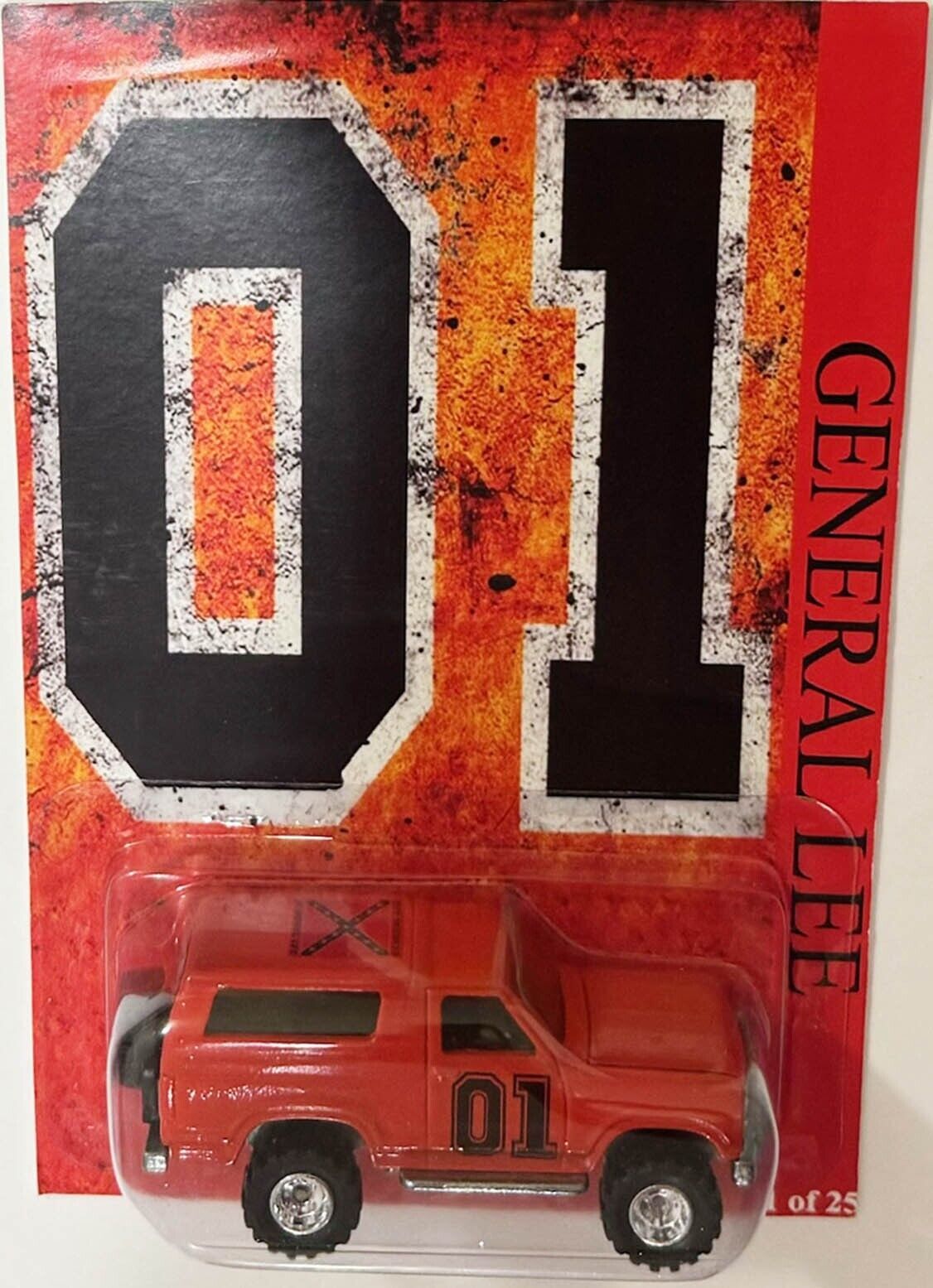 Orange &#39;85 Ford Bronco  CUSTOM Hot Wheels  Dukes of Hazzard Lee Series w... - $91.41