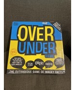Over Under Game - The Outrageous Game of Wacky Facts = Family Game Sealed - $24.74