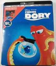 NEW Finding Dory (Nemo 2) Steelbook 4K Ultra HD + Blu Ray + Digital Disney Pixar - £18.38 GBP
