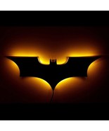 The Batman Logo LED Night Light RGB Color Wall Lamp Remote Control Bedro... - $68.92 CAD