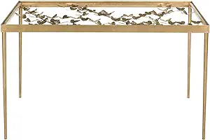 Safavieh Home Collection Rosalia Butterfly Desk, Antique Gold - £409.26 GBP