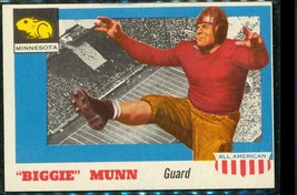 Vintage FOOTBALL Card 1955 Topps All American #92 BIGGIE MUNN Guard Minn... - £8.27 GBP