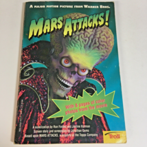 Mars Attacks by Ron Fontes Movie Book Vintage Paperback Troll Warner Bros Topps - £5.28 GBP