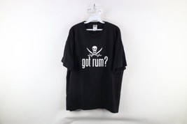 Vtg Y2K Streetwear Mens XL Spell Out Got Rum Skull Boston Massachusetts T-Shirt - £36.49 GBP