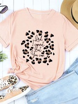 Lord I Cannot But You Can Leopard Graphic Print Tee - £19.14 GBP
