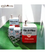 Set tavolo vintage in ceramica bianca design anni 50 modernismo-mostra... - $537.55 MXN