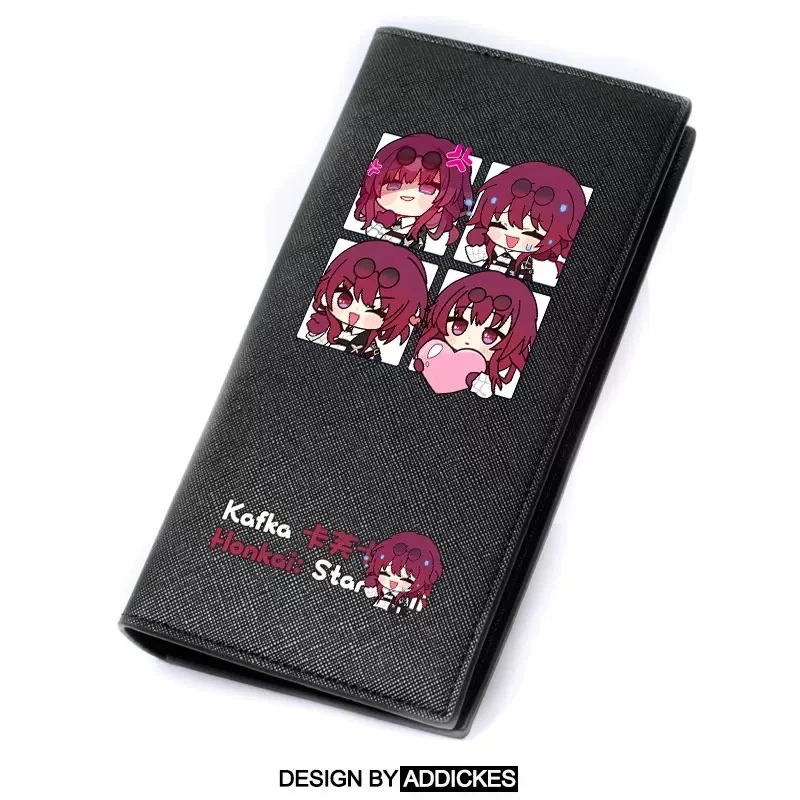 miHoYo Game Honkai  Rail Kafka Card Holder  Black Unisex PU Wallet Zipper Bag  B - $78.08