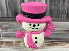 70s VTG (B28) Avon Fragrance Glace Pin Pal - Wee Willy Winter Snowman -Christmas - £11.35 GBP
